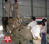 The set of 350KVA CUMMINS soundproof generator was delivered to customer in Hung Yen province on 2010 June 13th