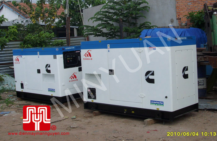 The 02 set of Cummins soundproof generators were delivered to customer in Ho Chi minh on 2010 June 4th