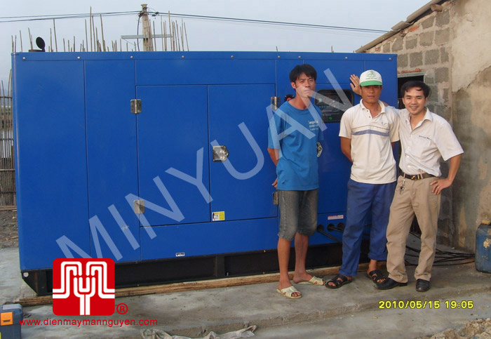 The set of 200KVA CUMMINS soundproof generator was delivered to customer in Quang Ninh on 2010 May 15th