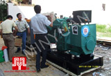 The Cummins soundproof and opentype generator was delivered to customer in Ho Chi Minh on 2011 January 08th