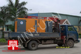 The set of 100KVA Cummins soundproof Generator was delivered to customer ha Noi on 2011 May 06th