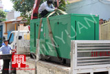 The set of 100KVA Cummins soundproof Generator was delivered to customer in Ho Chi Minh on 2011 June 18th