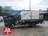 The set of 100KVA Cummins soundproof Generator was delivered to customer in Ho Chi Minh on 2012 June 9th