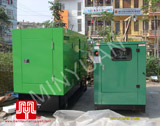 2 tổ máy CUMMINS 140KVA và 25KVA có vỏ giao tại Hà Nội ngày 23.12.2011