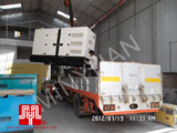The set of 140KVA Cummins soundproof Generator was delivered to customer in Cambodia on 2012 July 19th