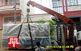 The set of 160KVA Cummins soundproof Generator was delivered to customer in Ho Chi Minh on 2011 July 15th