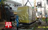 The set of 180KVA Cummins soundproof Generator was delivered to customer in Nha Trang on 2011 August 12th
