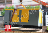 The set of 180KVA Cummins soundproof generator was delivered to customer in Da Nang on 2011 April 26th