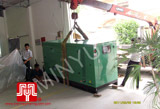 The set of 180KVA Cummins soundproof generator was delivered to customer in Ho Chi Minh on 2011 March 22nd