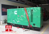 The set of 200KVA Cummins soundproof generator was delivered to customer in Ho Chi Minh on 2011 April 20th