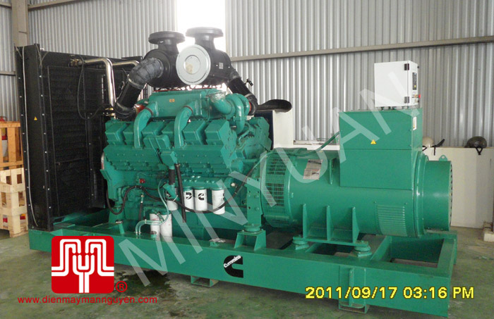 The set of 825KVA Cummins opentype Generator was delivered to customer in Ho Chi Minh on 2011 September 17th