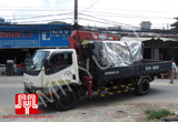 The set of 40KVA Cummins soundproof Generator  was delivered to customer in Ho Chi Minh on 2012 April 05th