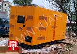 The set of 700KVA Cummins soundproof generator was delivered to customer in Ha Noi on 2011 April 12th