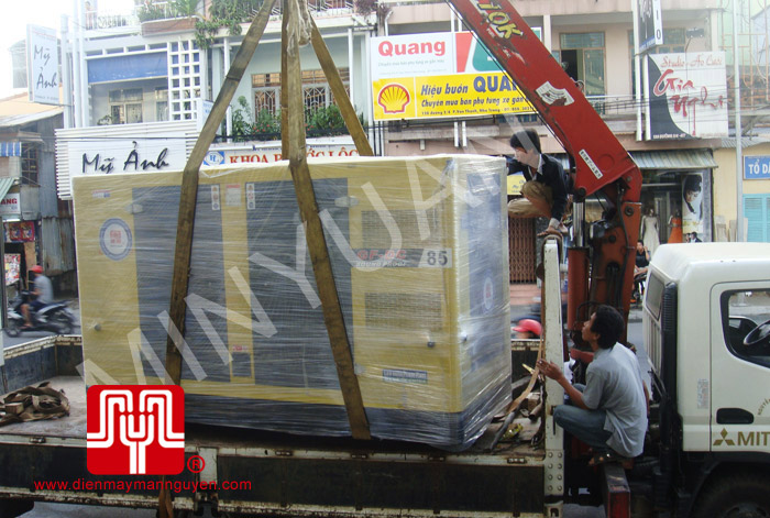 The set of 85KVA Cummins soundproof Generator was delivered to customer in Nha Trang on 2011 November 17th