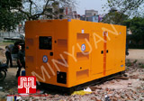 The set of 450KVA Shangchai soundproof generator was delivered to customer in Hai Phong on 2011 April 12th