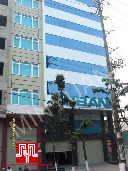 The Cummins generator was delivered to a bank in Ha Noi on 2010 November 20th