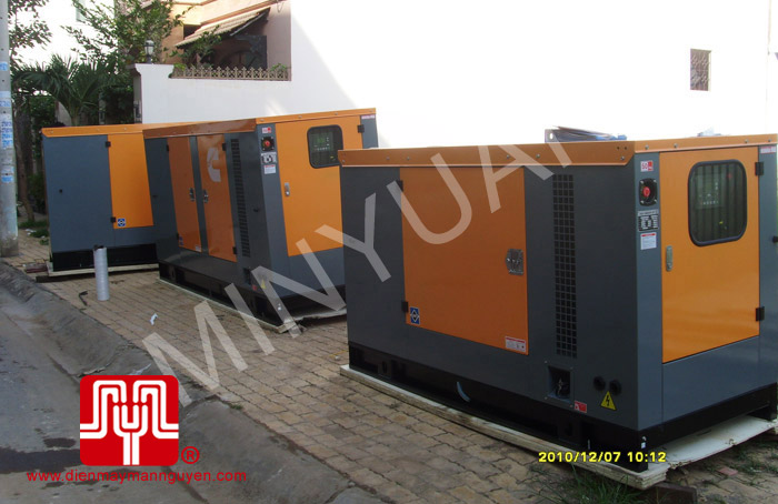 The 03 set of Cummins soundproof generator was delivered to customer in Ho Chi Minh on 2010 December 07th