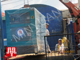 The set of 100KVA Cummins soundproof Generator was delivered to customer in Ho Chi Minh on 2012 August 16th