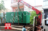 The set of 100KVA Cummins soundproof Generator was delivered to customer in Ho Chi Minh on 2011 June 24th