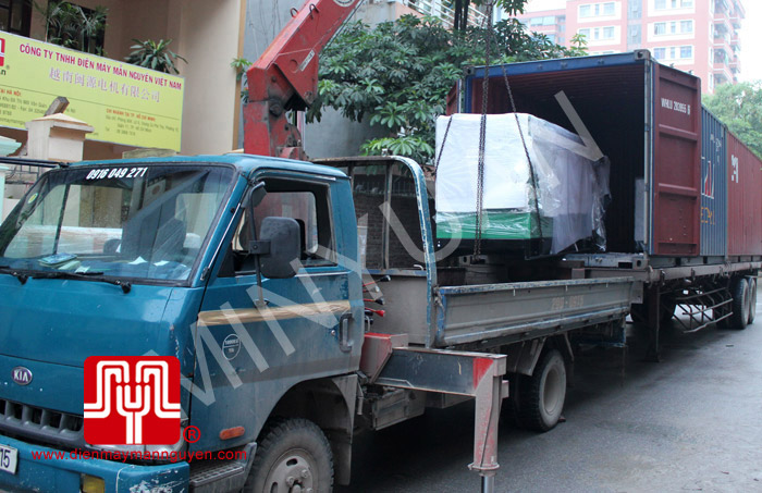 The 02 full of 40’ft generator-container were imported to Ha noi on 2011 May 06th