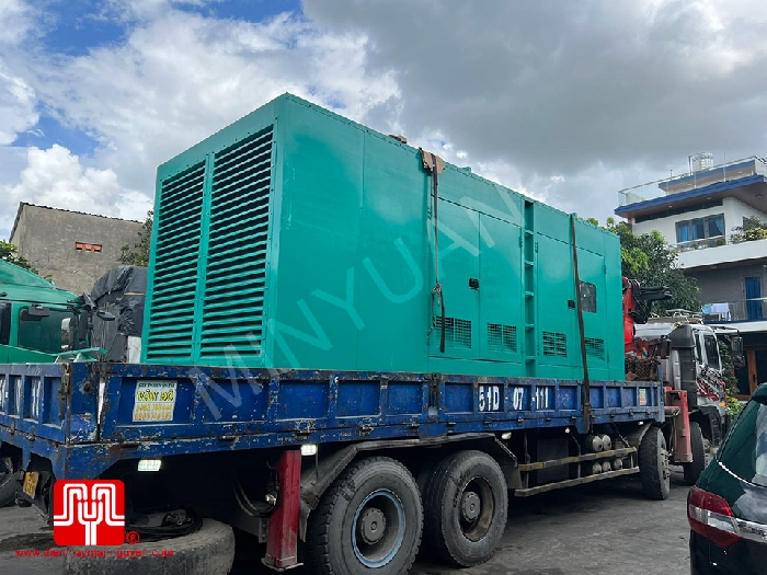 The Set of 1000kva Cummins generator was delivered on 21/12/2022