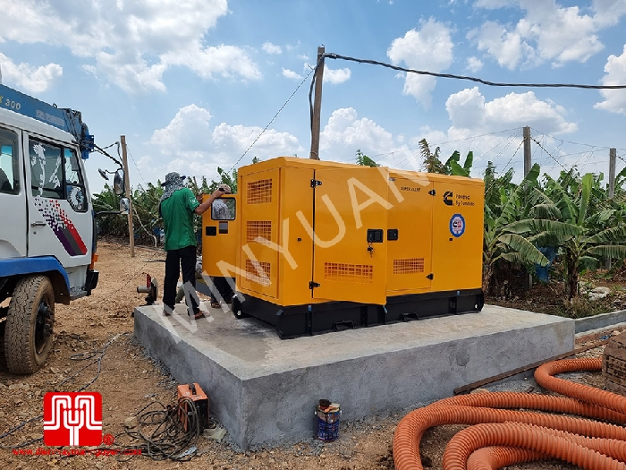 The Set of 125 kva Cummin generator was delivered on 21/03/2023