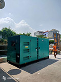 The Set of 560 kva Cummin generator was delivered on 12/04/2023