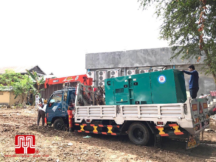 The Set of 120kva Cummins generator was delivered to Cambodia on 11/11/2017
