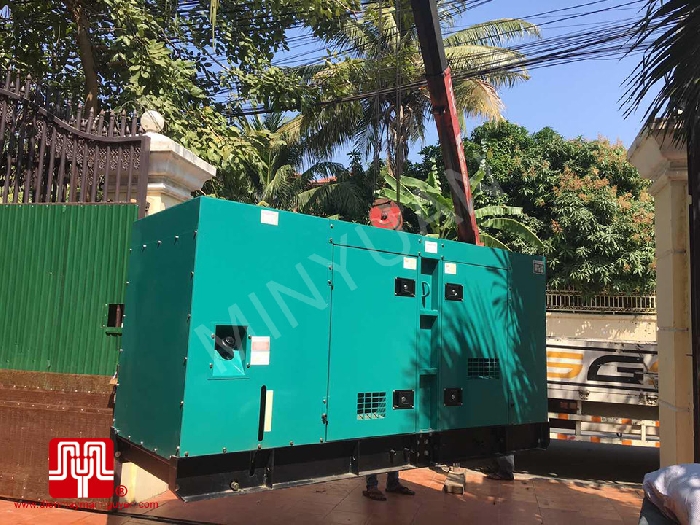 The Set of 120kva Cummins generator was delivered to Cambodia on 13/02/2018