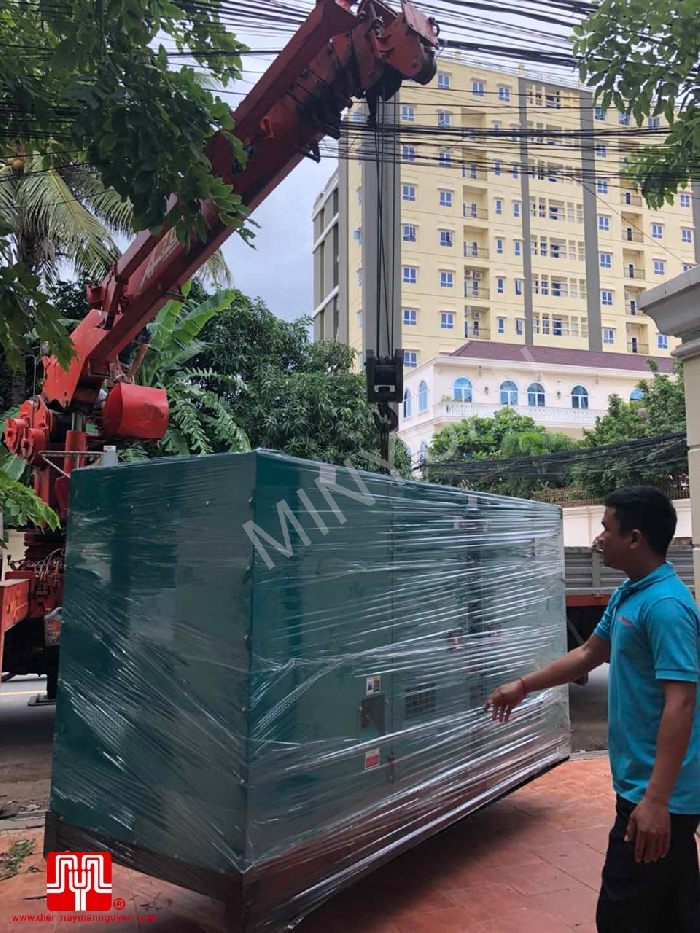 The Set of 140kva Cummins generator was delivered to Cambodia on 03/07/2018