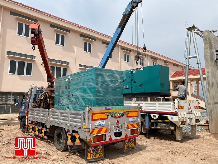 The Set of 140kva Cummins generator was delivered on 28/04/2020