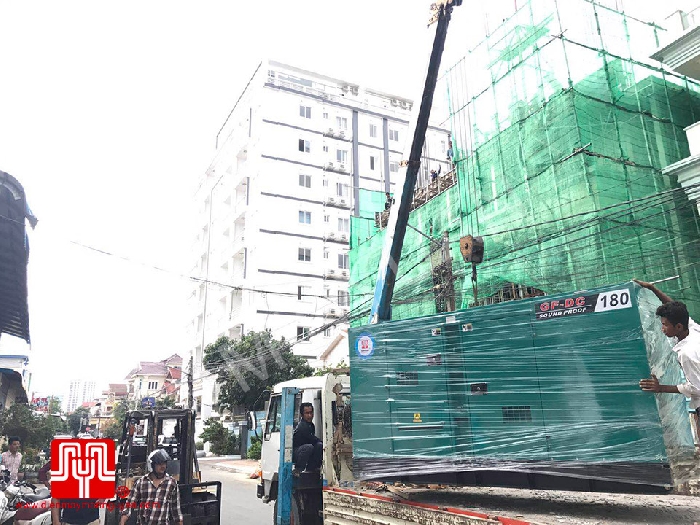 The Set of 180kva Cummins generator was delivered to Cambodia on 06/09/2018