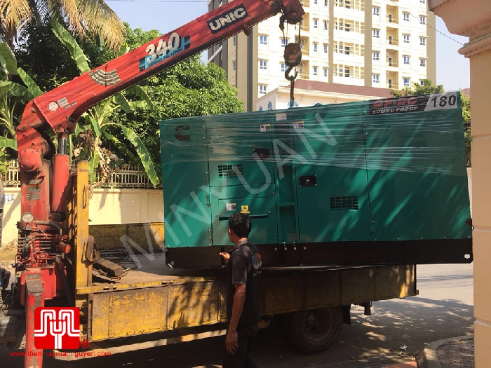 The Set of 180kva Cummins generator was delivered on 18/02/2019