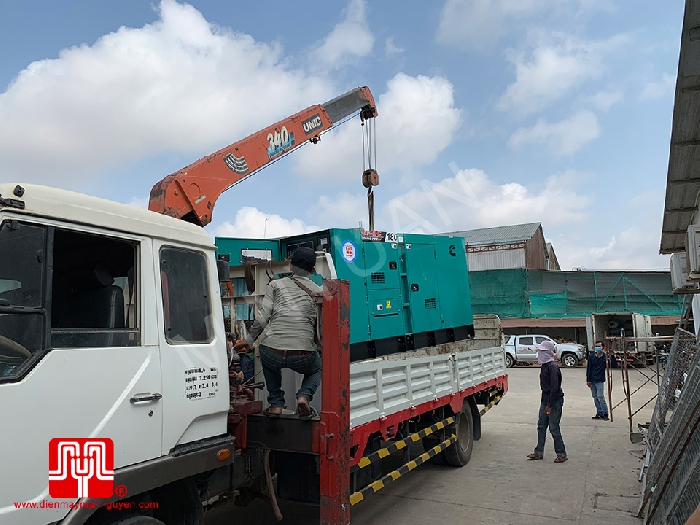 The Set of 180kva Cummins generator was delivered on 29/03/2019