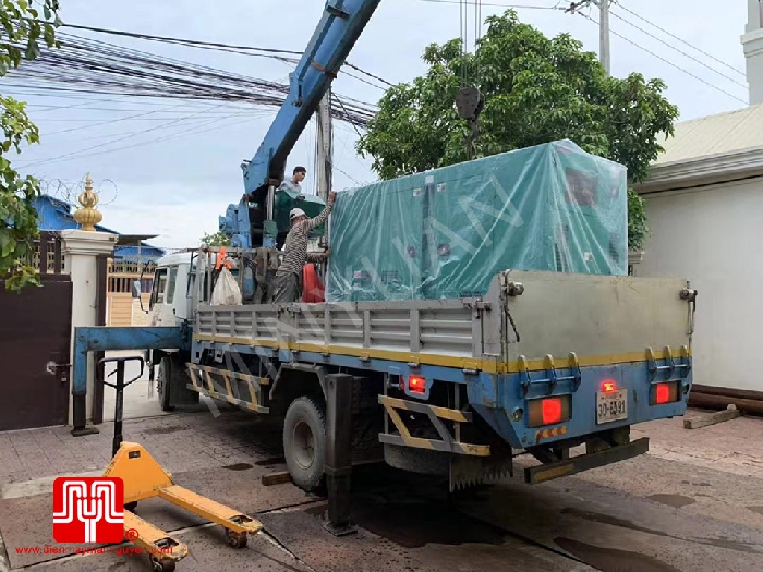 The Set of 180kva Cummins generator was delivered on 31/07/2019