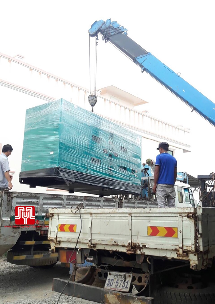 The Set of 250kva Cummins generator was delivered to Cambodia on 08/10/2017