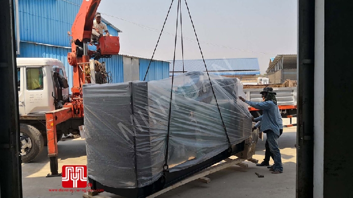 The Set of 350kva Cummins generator was delivered to Cambodia on 14/02/2018
