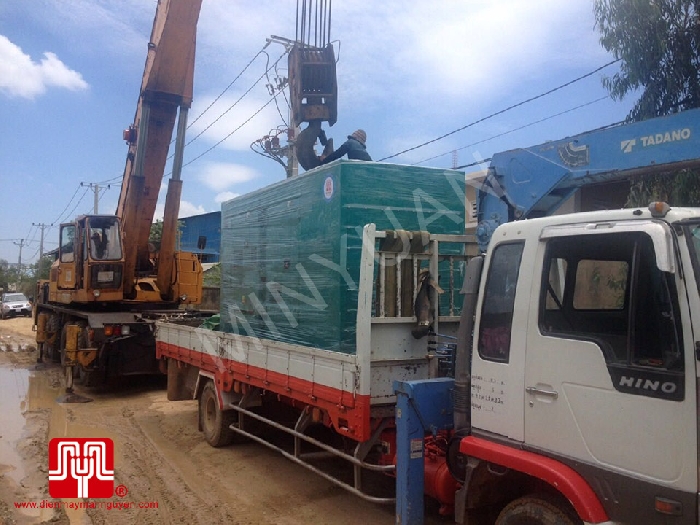 The Set of 450kva Cummins generator was delivered to Cambodia on 04/04/2017