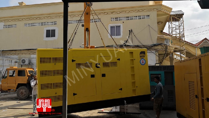 The Set of 450kva Cummins generator was delivered on 17/05/2019
