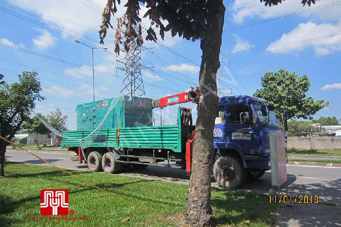 The Set of 500kva Shangchai generator was delivered to HCM on 11/01/2018