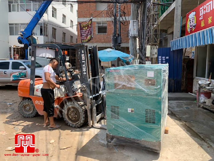 The Set of 60kva Cummins generator was delivered on 10/06/2019