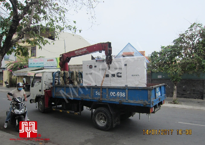 The Set of 60kva Cummins generator was delivered to customer in HCM on 14/01/2017