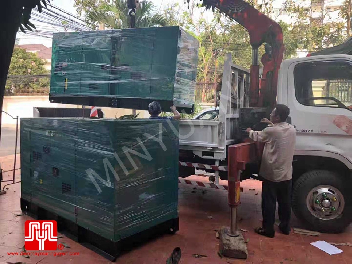 The Set of 60kva Cummins generator was delivered on 15/03/2019