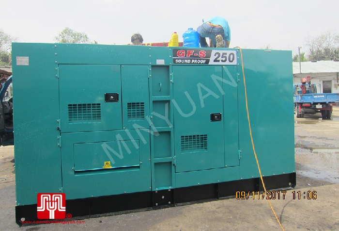 The Set of 343kva Shangchai generator was delivered to HCM on 09/11/2017