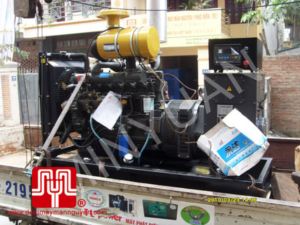 The set of Weichai opentype generator was delivered to customer in Ha Noi on 2010 March 23rd
