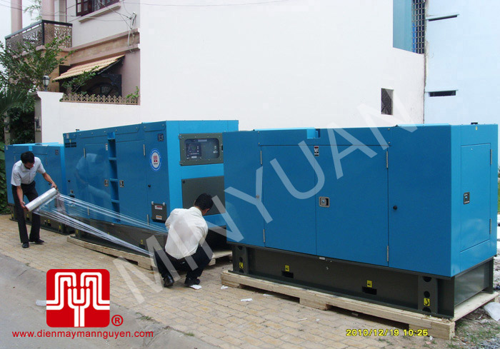 The Cummins soundproof generator was delivered to customer in Ho Chi Minh on 2010 December 19th