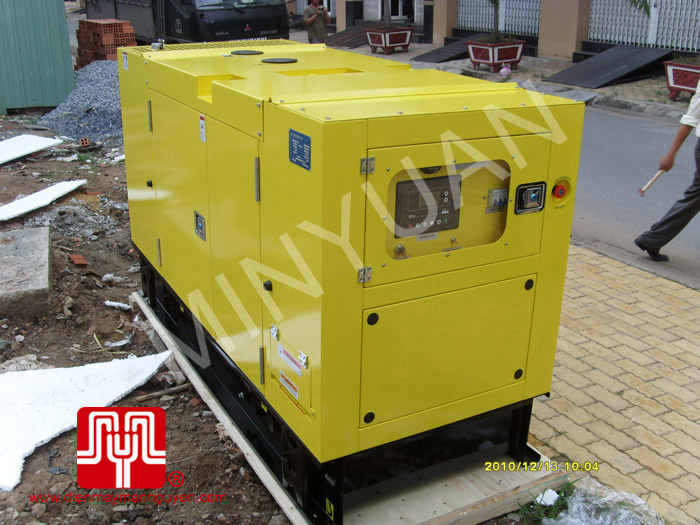 The ISUZU soundproof generator was delivered to customer in Ho Chi Minh on 2010 December 13th